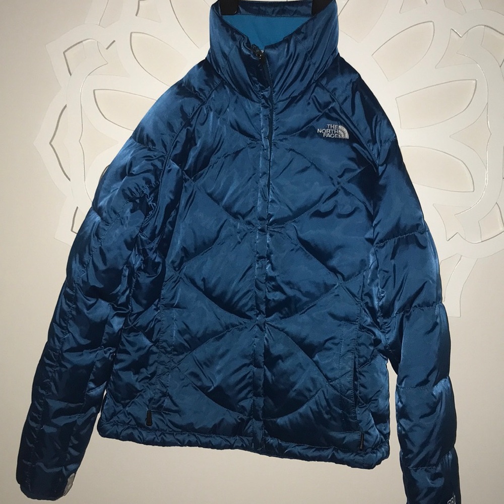 Blue winter The North Face jacket